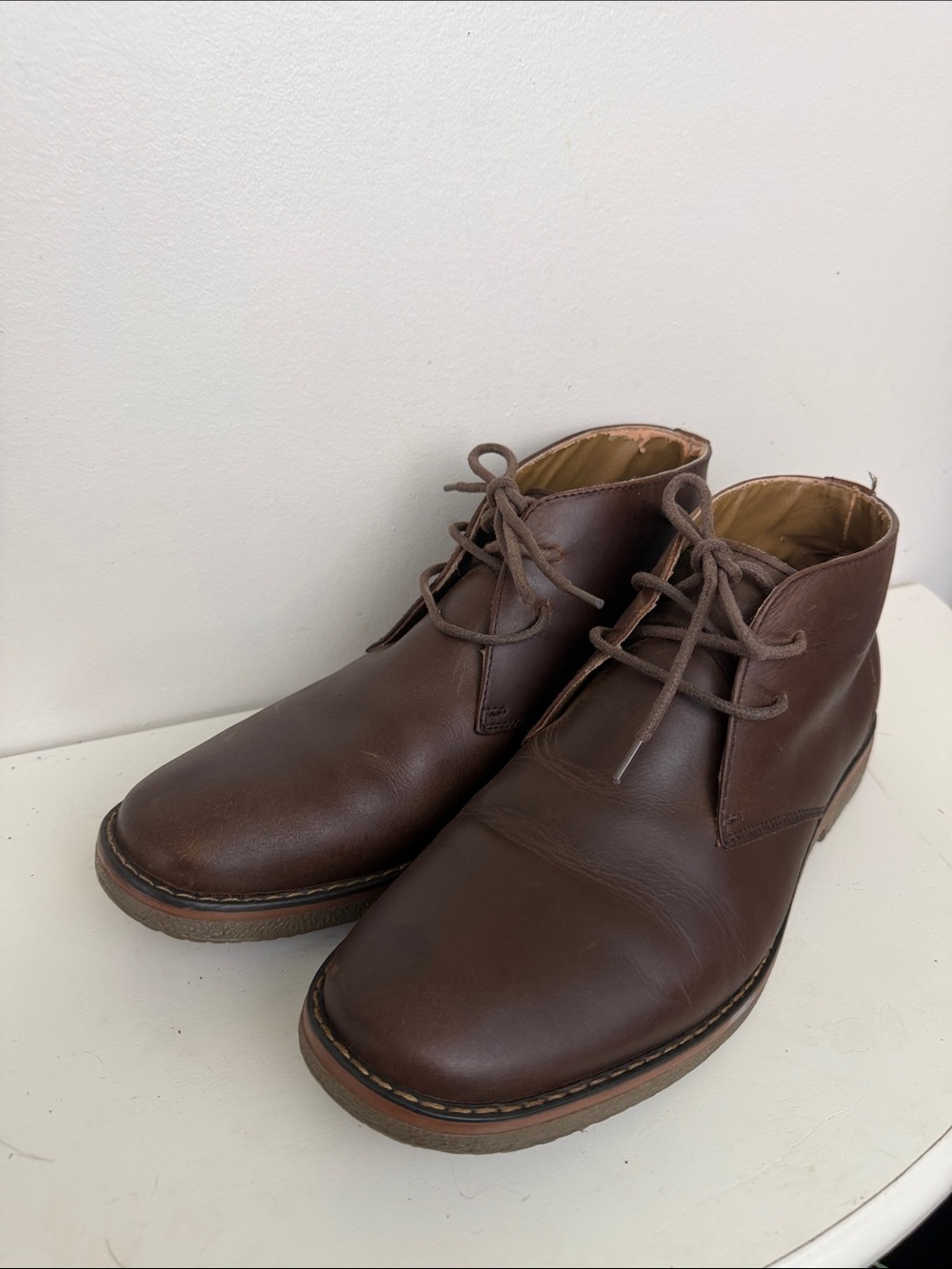 St. John's Bay Brown Leather Chukka Boots